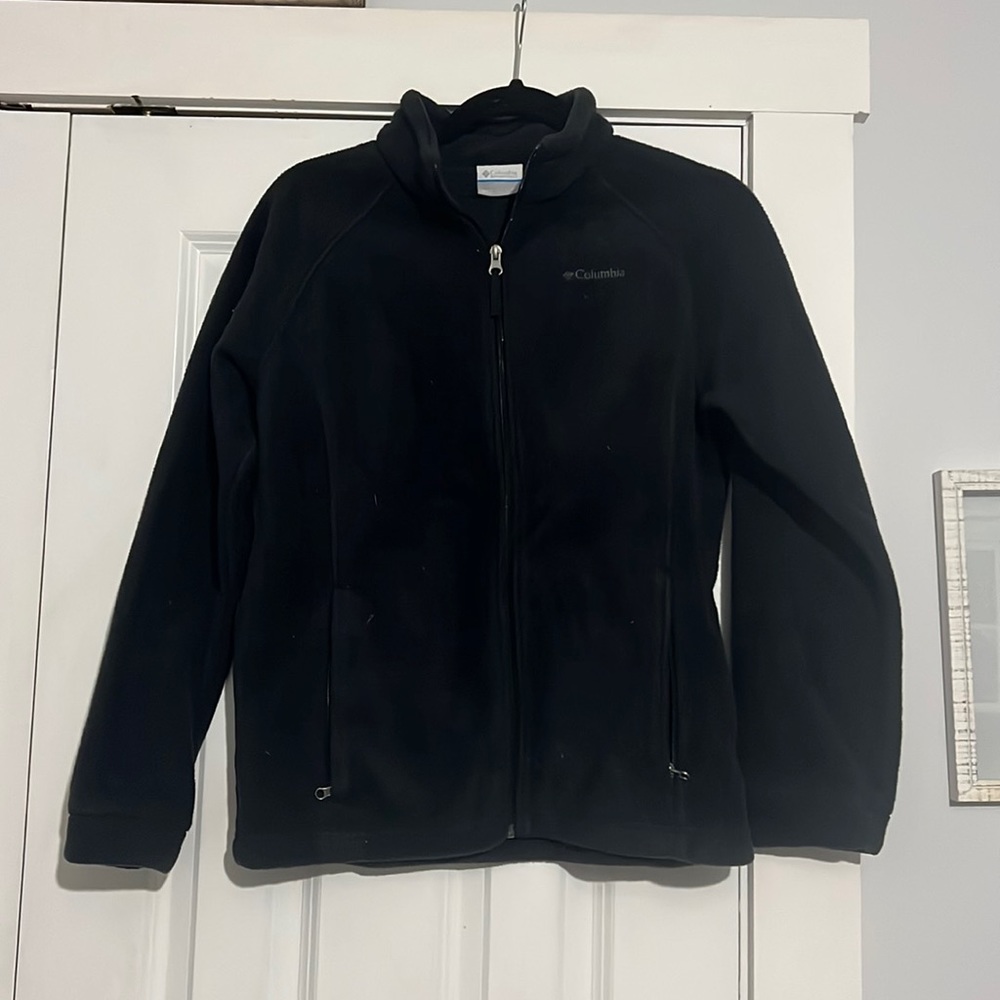 Columbia kids XL black zip up